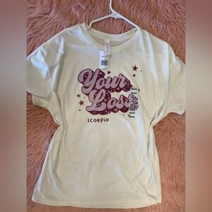 Scorpio Kids Cream T-Shirt